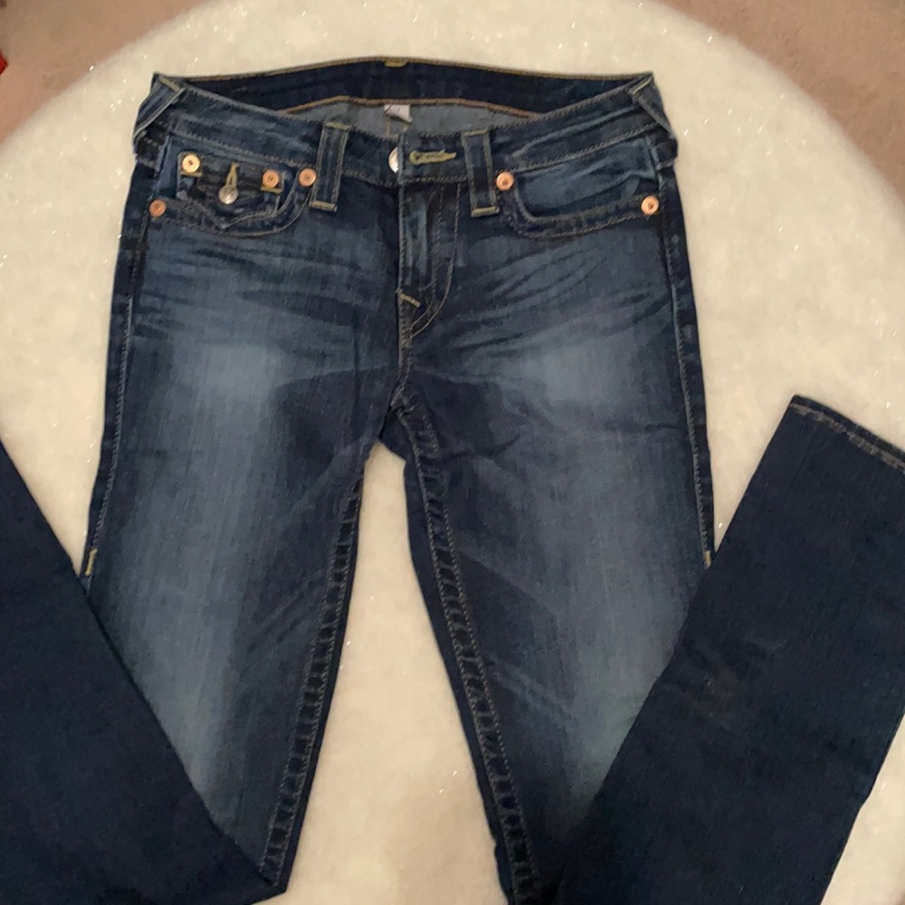 True Religion Slim Straight Jeans Size 27